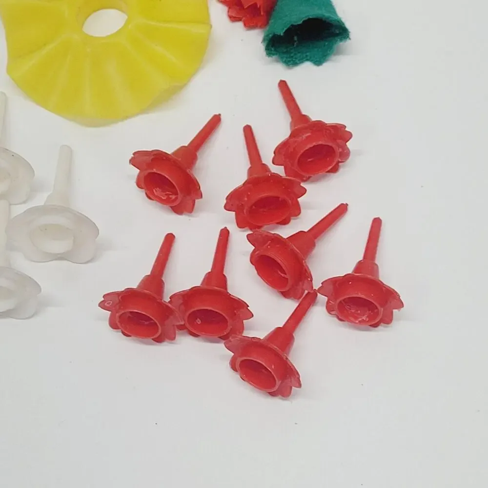 Vintage Circus Theme Cake Toppers Cupcake Picks Clowns Flower Candle Holder Lot